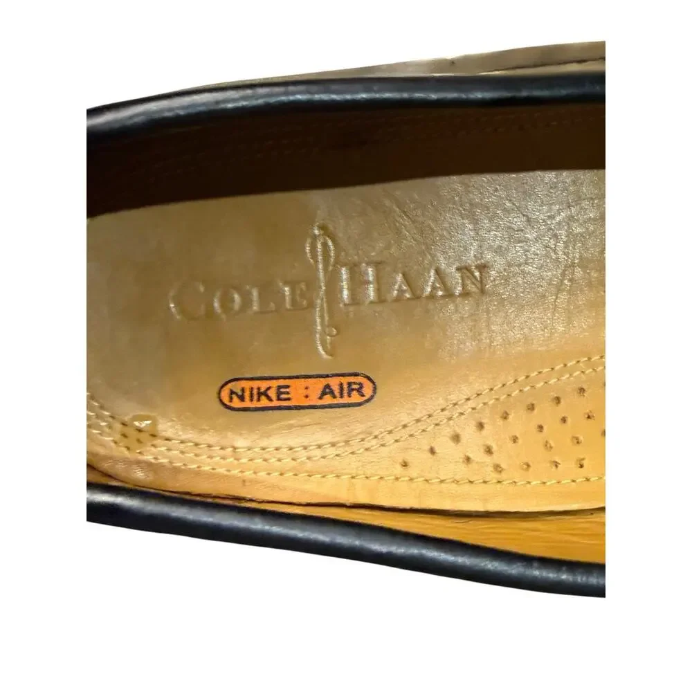 Cole Haan Men’s 10.5 Classic Black Leather Kiltie Loafers